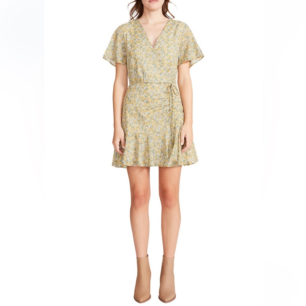 BB Dakota Floral Yellow Dress